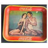 COCA COLA WEISSMULLER O'SULLIVAN ADVERTISING TRAY