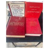 Lot of dictionaries and quotations/ manners books