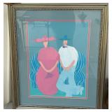 Signed Painting ' Young Couple'