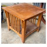 Oak Mission Style Side Table