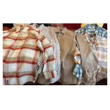 Men's Name Brand Dress Shirts Sz.L