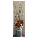 Flower Arrangement in Metal Can