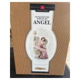 Hand-painted porcelain angel