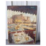 Oil Painting on Canvas Artist Schmidt 1979