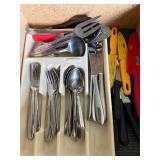 Lot of Silverware & Knives