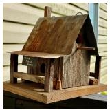 Rustic Wood Bird House