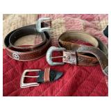 Men's Sz. 34 Leather belts