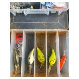 Lot of fishing tackle/containers