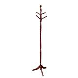 Cherry Finish Wood Coat Rack