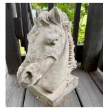Concrete Horse Head