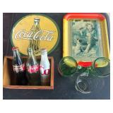 A lot of Coca-Cola memorabilia