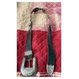 Montana Smith Sterling Silver Overlaid Belt