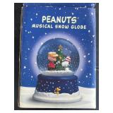 Peanuts Music snow globe