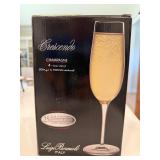 NIB Luigi Bormioli Italy Crescendo Champagne