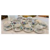 Vintage Mini Porcelain Tea Set