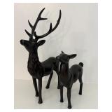 Bronzed Aluminum Deer