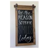 Kirklands Wood & Metal Wall Sign