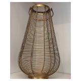 Grayson Lane Large Gold Tone Metal Lantern