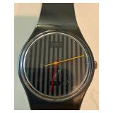 Vintage 1985 Swatch Gent 'Pinstripe' (GA102)watch
