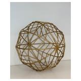 Decorative Gold Tone Wire Ball Large 8'