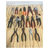 Lot of pliers/trimmers/strippers