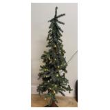 Natural Bark Alpine Christmas Tree 4.5 Foot Tall