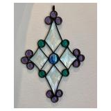 Vintage Stained Glass Sun Catcher