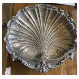 Vintage W & SB Scallop Shell Footed Serving Dish