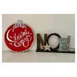 Kirklands Christmas 'Noel' & Door Hanger