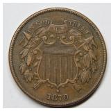 1870 Two Cent Piece