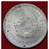 1948 Mexico 5 Peso Coin