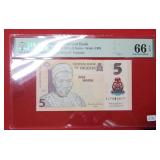 2013 Central Bank of Nigeria 3rd PMG 66 EPQ