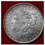 1882 O over S Morgan Silver Dollar Coin