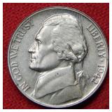 1942 Proof Wartime Silver Nickel - only proof year