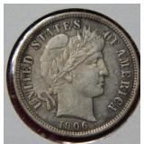 1906 Barber Silver Dime