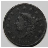 1828 Large Cent Coin