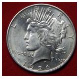 1926 D Peace Silver Dollar Coin