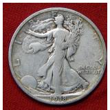 1918 S Walking Liberty Silver Half Dollar Coin