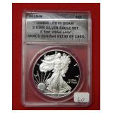 2019 W Silver Eagle 1oz ANACS PR70 DCAM