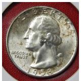1953 Washington Silver Quarter