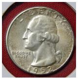 1952 Washington Silver Quarter