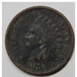 1875 Indian Head Cent Coin