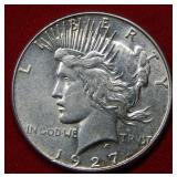 1927 S Peace Silver Dollar Coin