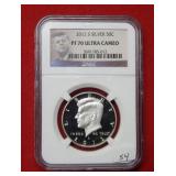 2012 S Silver Kennedy Half NGC PF70 Ultra Cameo