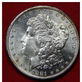 1881 S Morgan Silver Dollar Coin