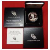 2016 Proof 100th Anniv National Park Silver $1