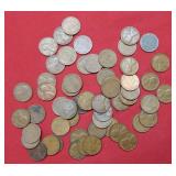 (56) Lincoln Wheat Cents - back to 1909