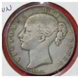 1845 Great Britain Silver Crown Coin ***