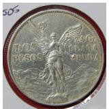 1921 MO Mexico Silver 2 Pesos***
