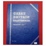 33 Great Britain Half Pennies with free book -1937